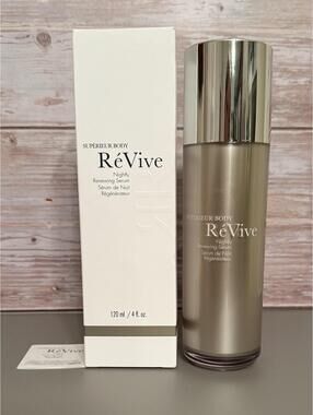ReVive Nightly Renewing Body Serum, 4 oz, New In Box, For Crepey Skin